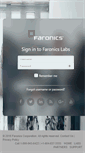 Mobile Screenshot of faronicslabs.com