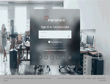 Tablet Screenshot of faronicslabs.com